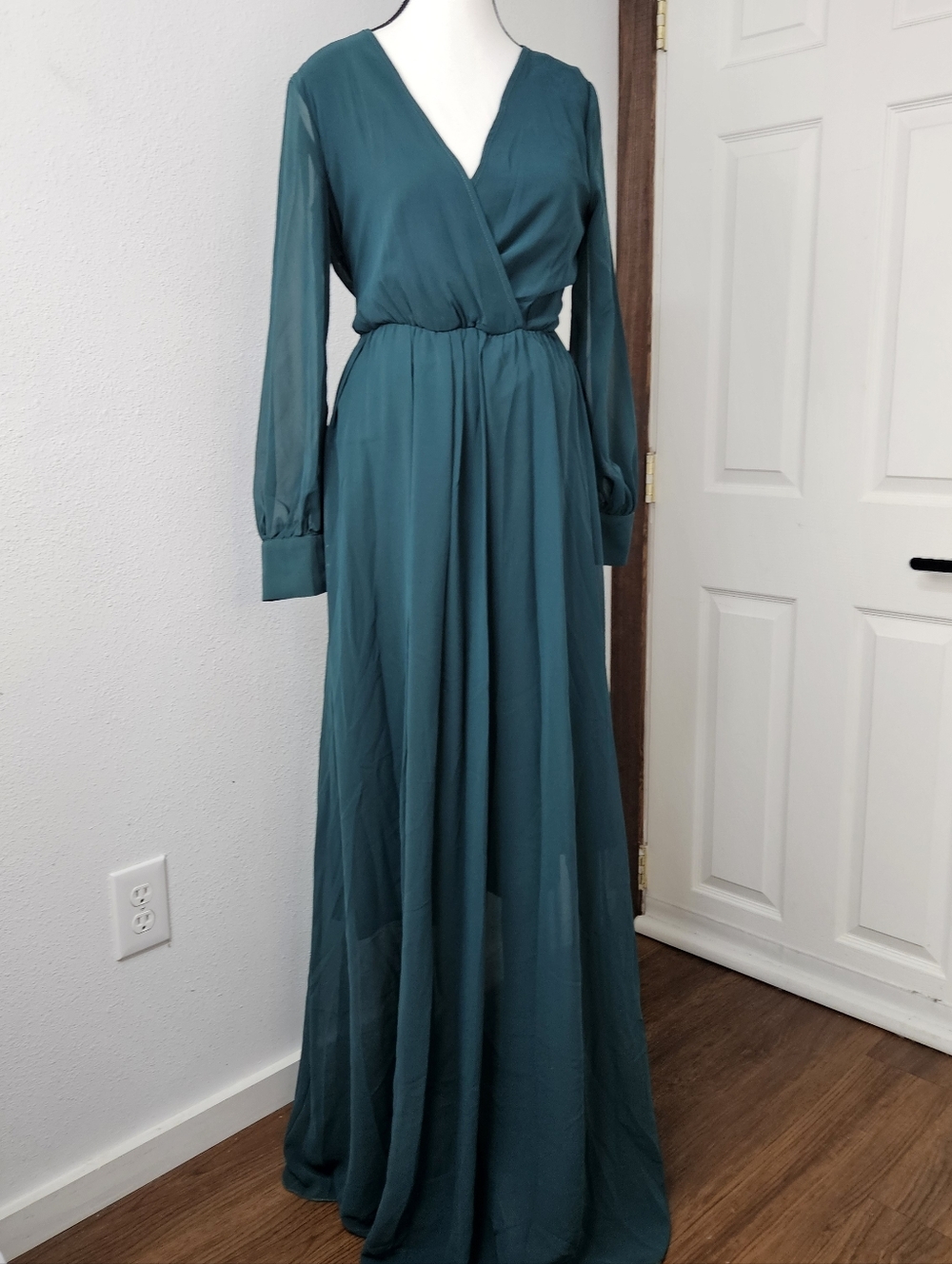 Baltic Born Hunter Green Lydia Maxi Dress Size Small New - Picture 2 of 10